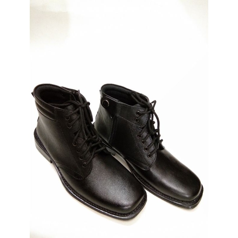 Sepatu pdh dinas security pria exclusive kulit asli