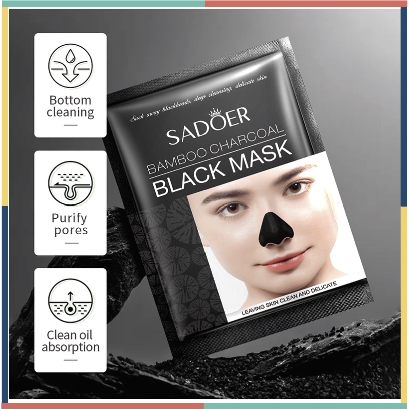 SADOER Black Head Remover Cair Sachet Komedo Masker Hidung EM015