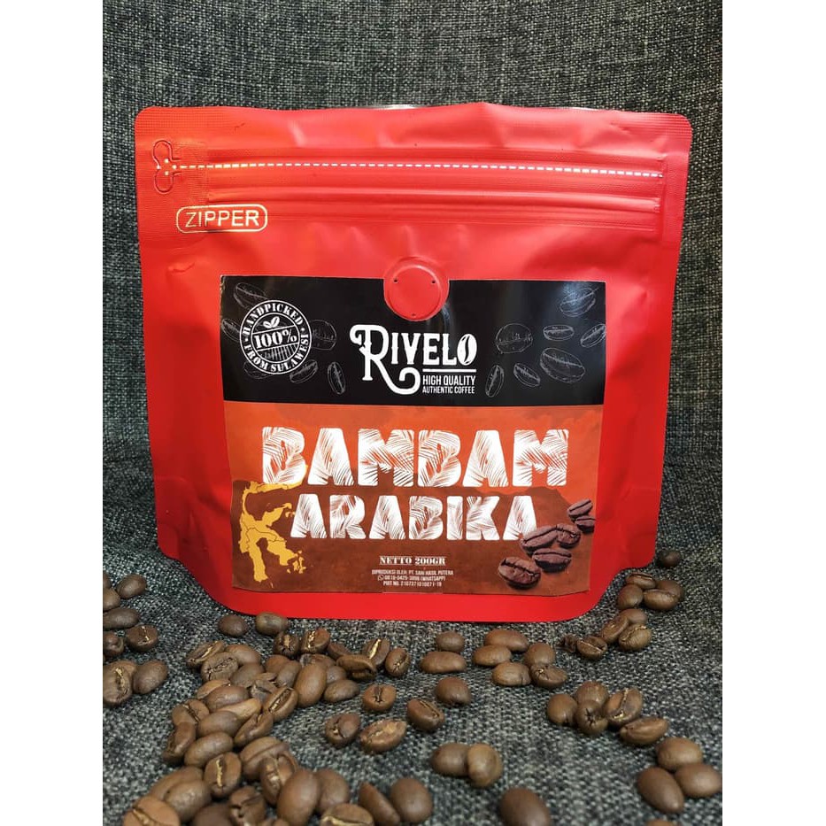 

kopi RIVELO arabica & robusta 200 gr