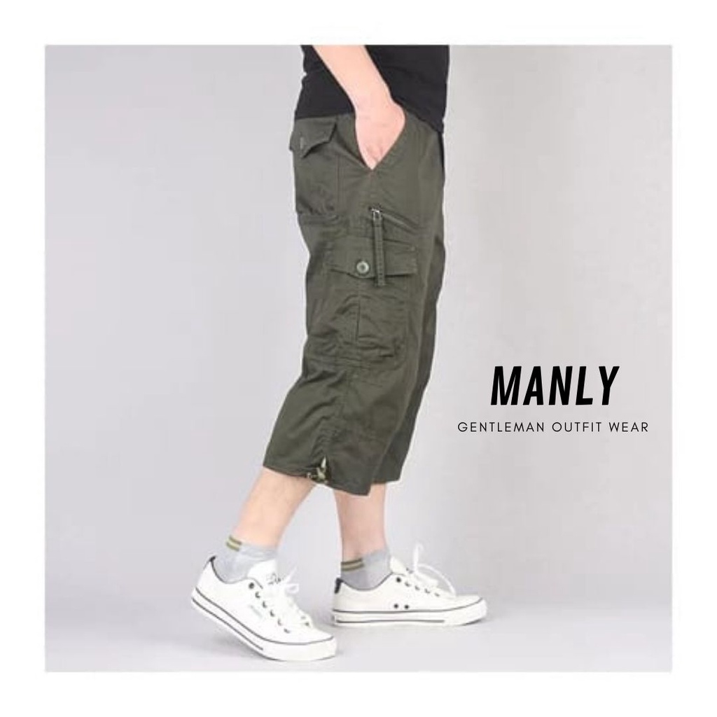CELANA CARGO MANLY ARMY