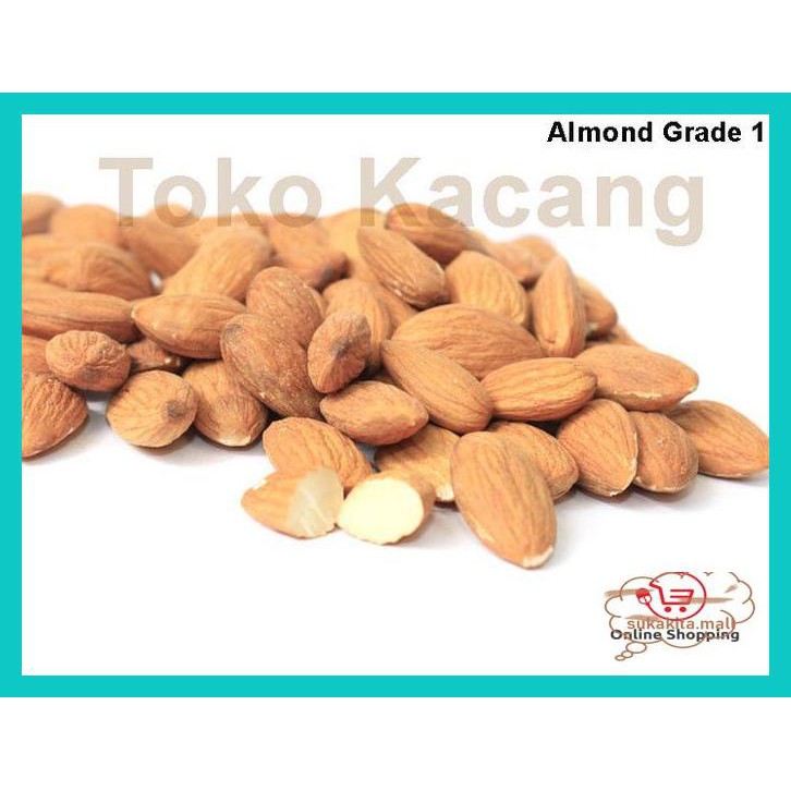 

U79Iytut- Kacang Almond Kulit Ari Oven / Matang 250Gr Ae5Wrf4-