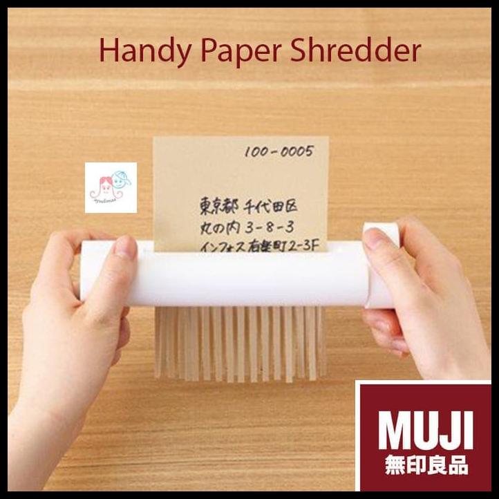 Muji Handy Paper Shredder / Penghancur Kertas