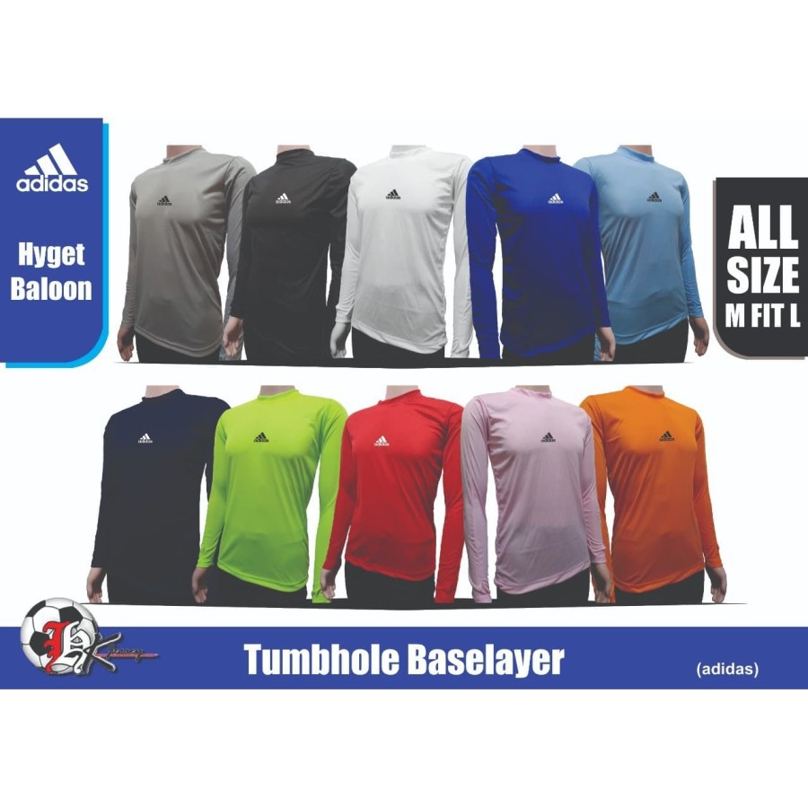 MANSET PRIA MANSET BAJU PRIA MANSET OLAHRAGA PRIA MANSET BOLA FUTSAL BASELAYER THUMBHOLE GRADE ORI