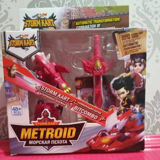 mainan monkart warbeast mainan robot monkart bitroid