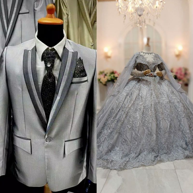 GAUN PENGANTIN BARBIE COUPLE//GAUN WEDDING COUPLE MEWAH// GAUN