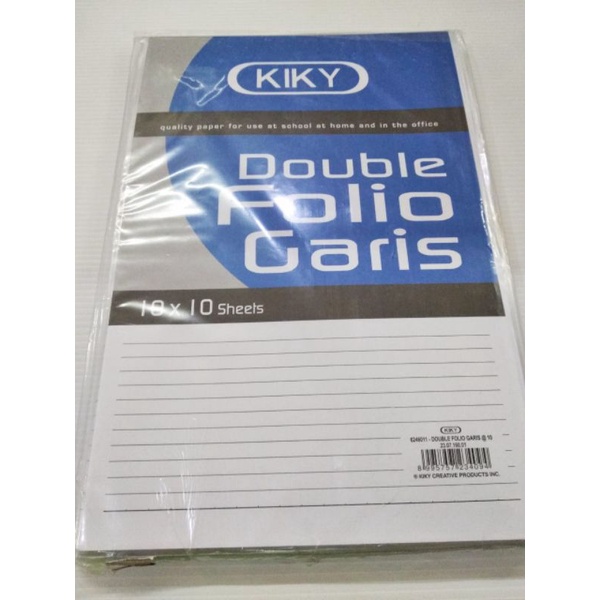 

Double Folio bergaris kiky