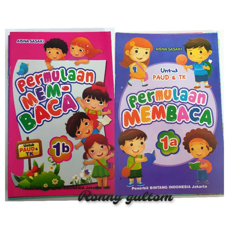 Buku TK.PERMULAAN MEMBACA 1A, 1B (per jilid/ paket)