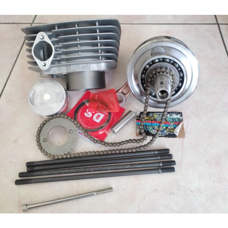Paket bore up strok up langkah 70 atau 72 tiger gl megapro