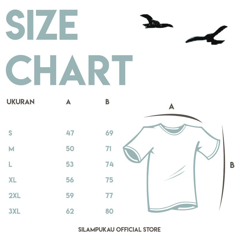 Tshirt SILAMPUKAU - DOSA, KOTA &amp; KENANGAN (BLACK)