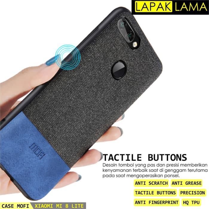 MOFI Xiaomi Mi 8 Lite Mi8 Lite Case MOFI Fabric ORIGINAL Premium Case