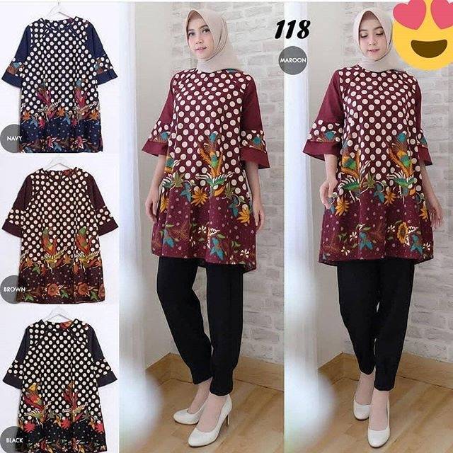 Blouse tunik batik / tunik batik / blouse batik jumbo / tunik jumbo / blouse batik
