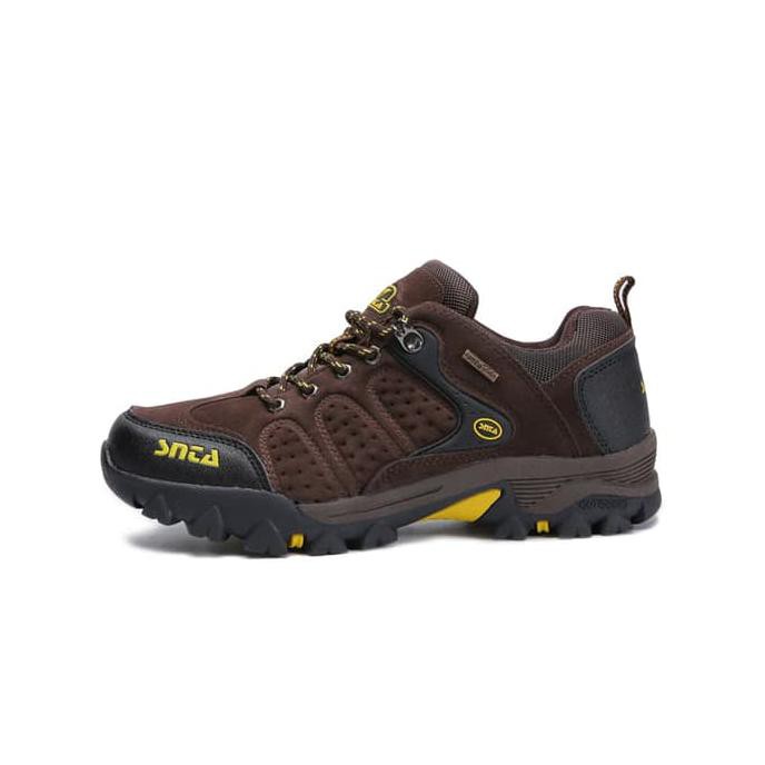 Sepatu Hiking Snta 432 Brown Yellow Sepatu Gunung/Trekking/Adventure