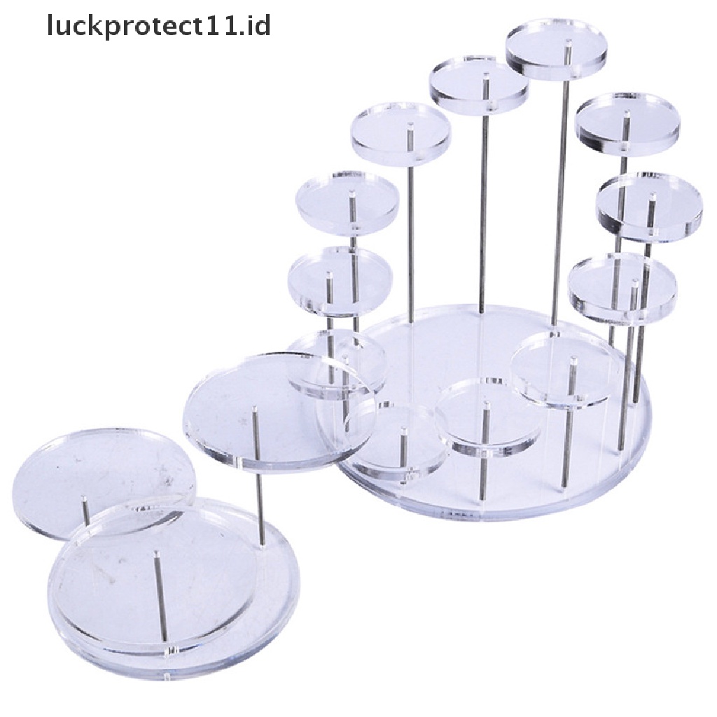 &lt; Luckprotect11.Id &gt; Stand Display Cupcake Bahan Akrilik Untuk Dekorasi Pesta