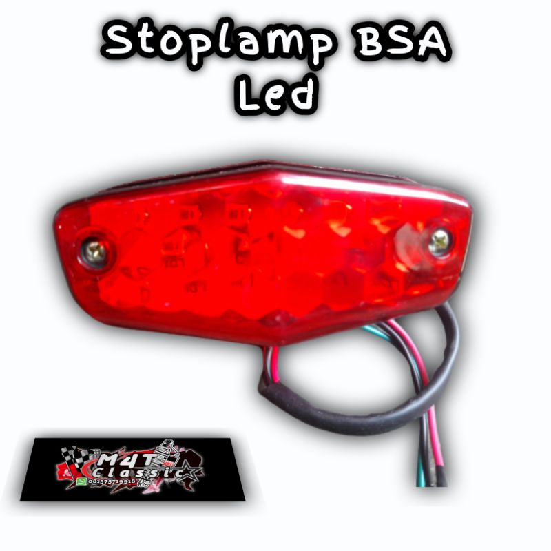 Stoplamp Belakang CB BSA Led Stopan belakang Cb Lampu belakang CB