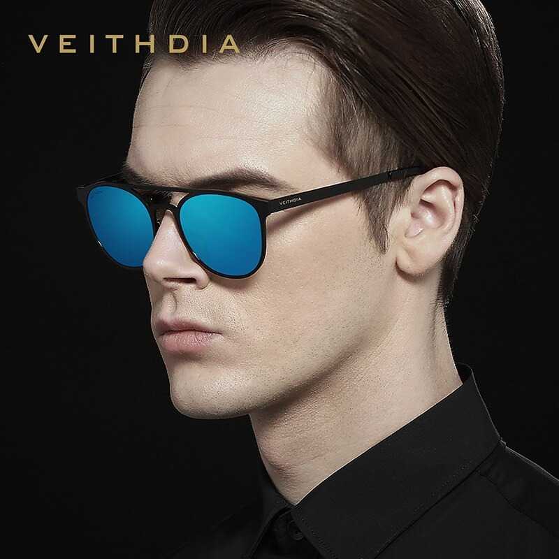 VEITHDIA Kacamata Retro UV400 Sun Glasses - 3900 ( Mughnii )