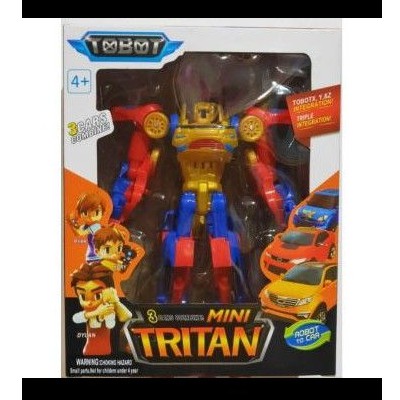Mainan tobot mini tritan