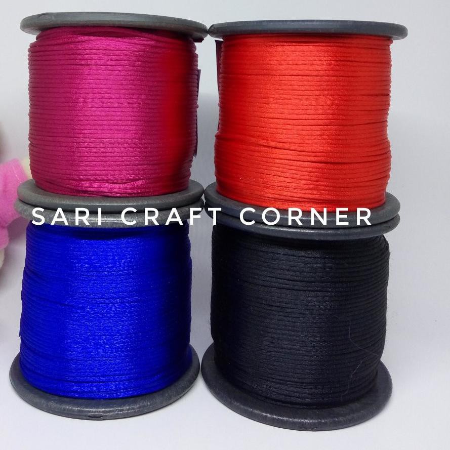 

ABF » Tali Satin Cina 1mm Tali Gelang Tas Macrame - 100 Yard Best Produk