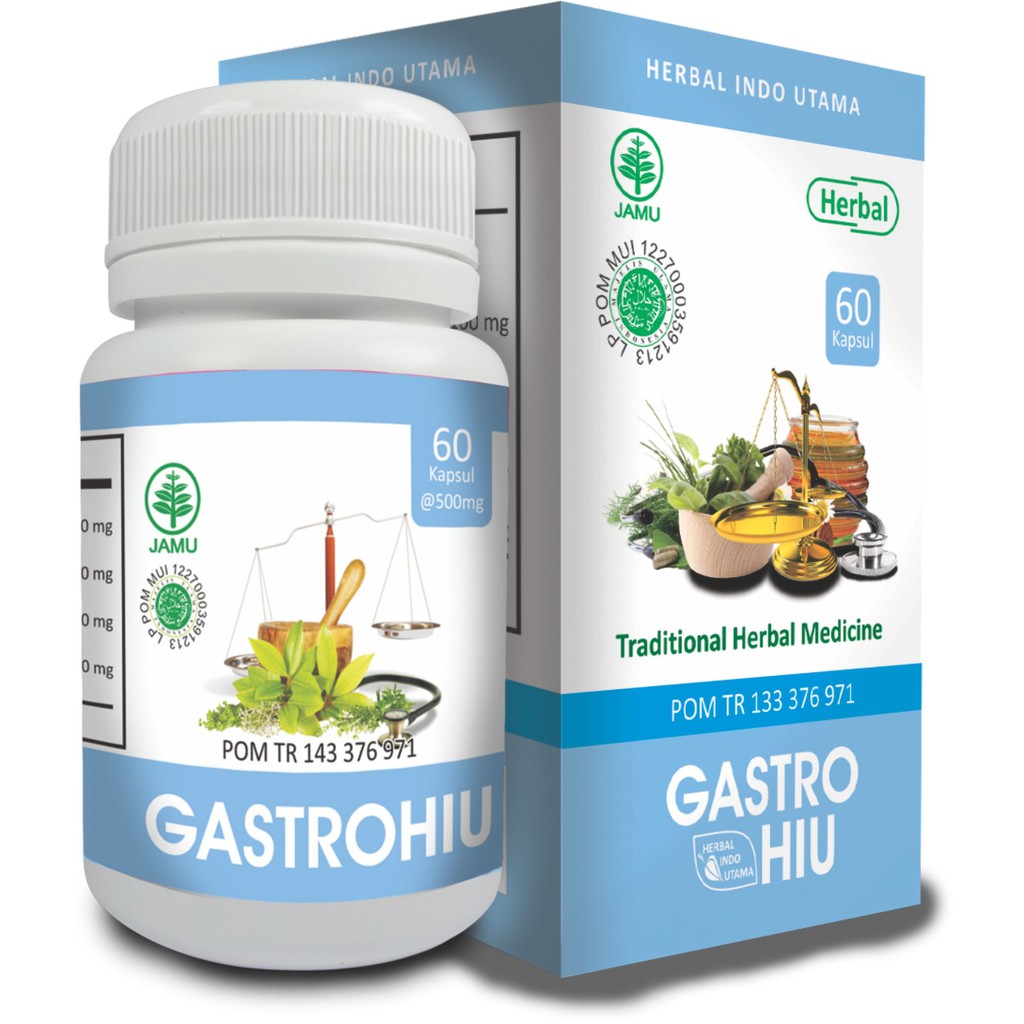 

GASTRO Herbal Indo Utama (Meringankan Gejala Tukak Lambung) Herbal Indo Utama