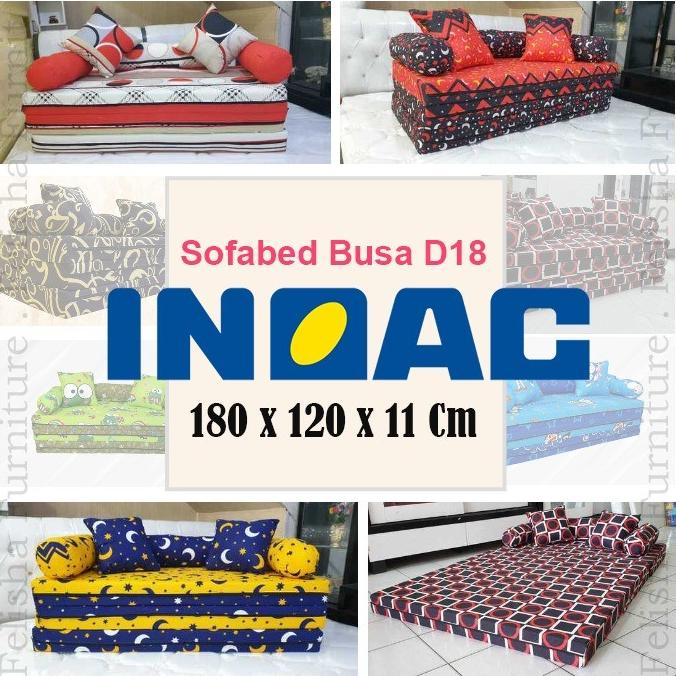 SofaBed INOAC / Kasur Lipat 180 x 120 x 11 cm always ready