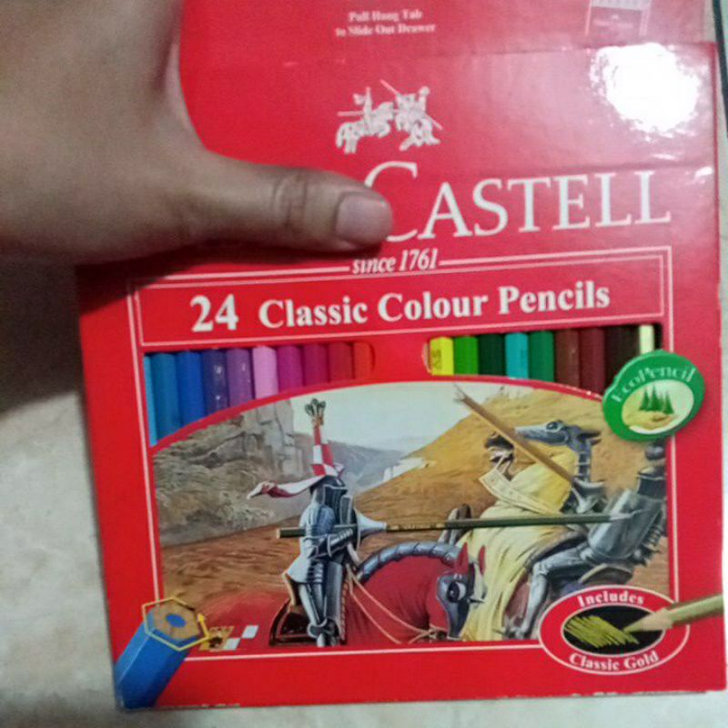 

Pensil warna faber castel 12 warna/24 classic colour pensils