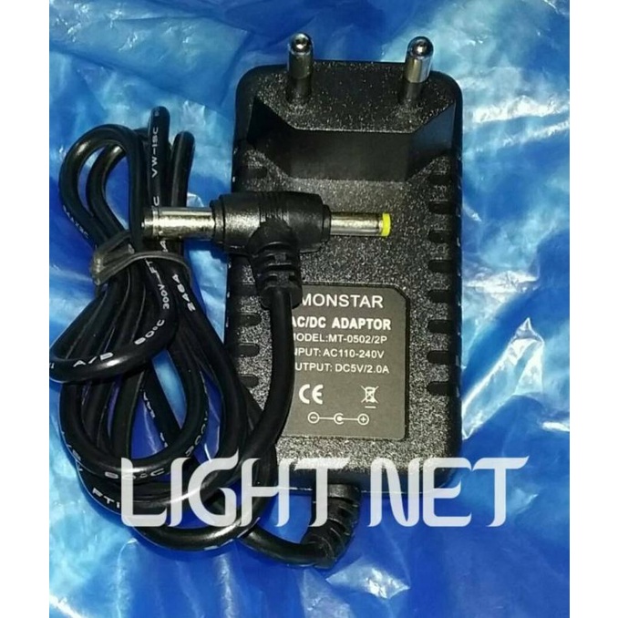 promo adaptor 5v 2a 2 jack lightn33 Kualitas Baik