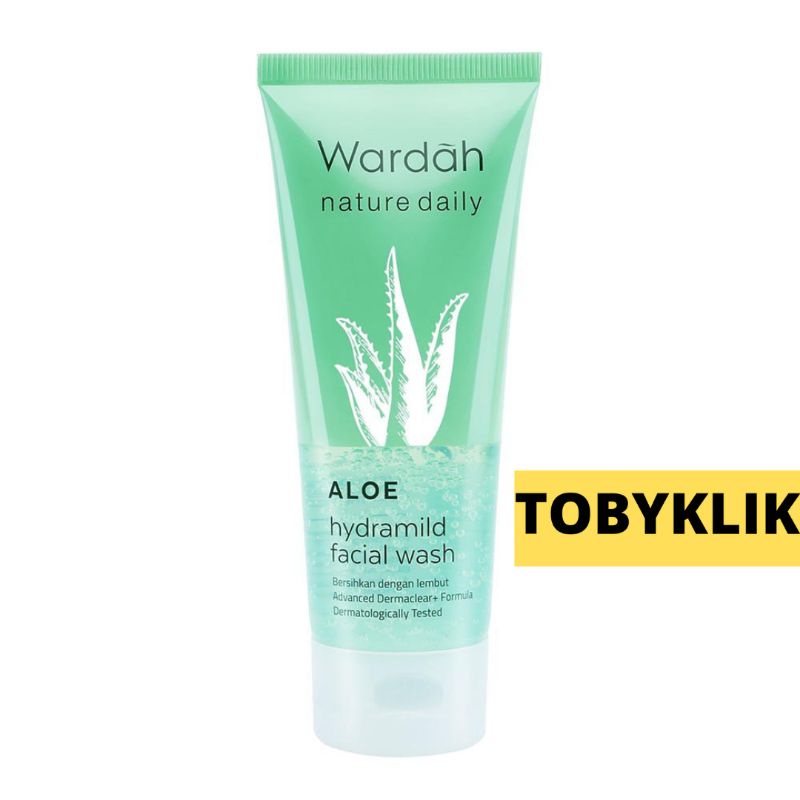 Wardah Nature Daily Aloe Hydramild Facial Wash 100 &amp; 60 ml