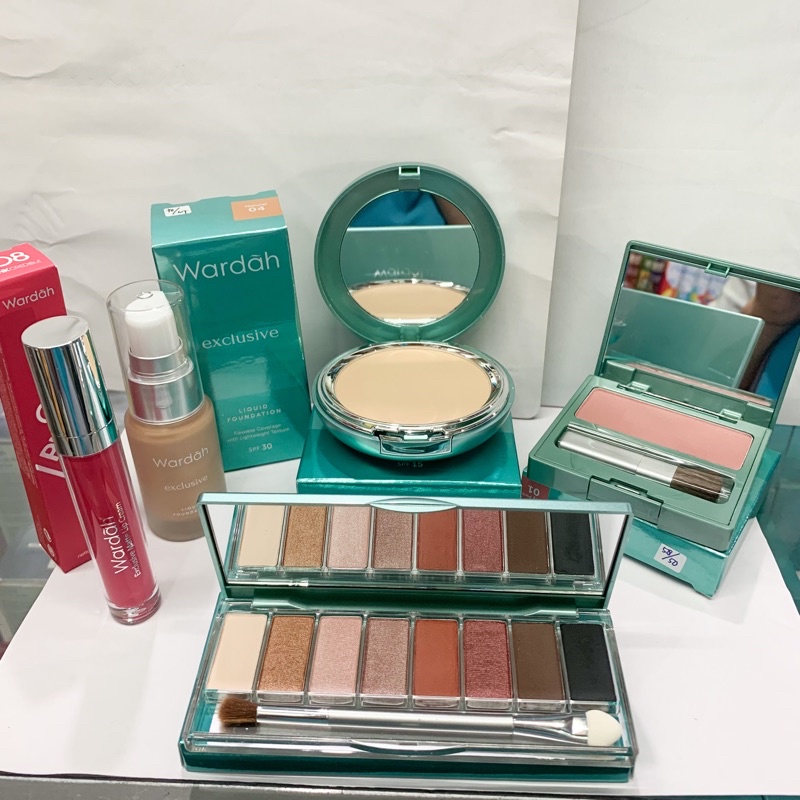 (Bisa COD) Wardah Paket Exclusive Makeup Lebaran 5in1 Lengkap
