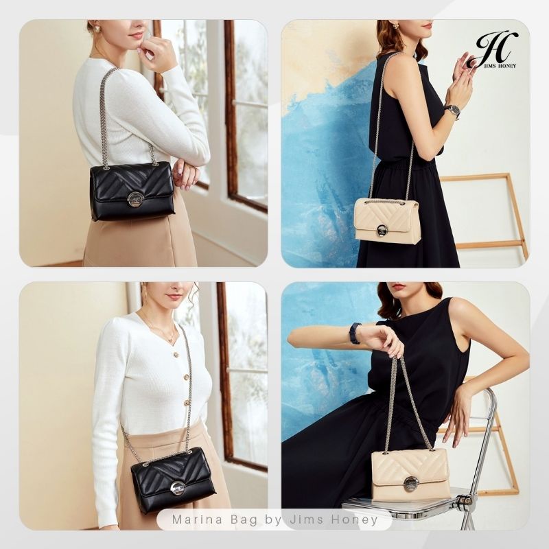 MARINA BAG JIMSHONEY FREE EXCLUSIVE BOX TAS SELEMPANG WANITA