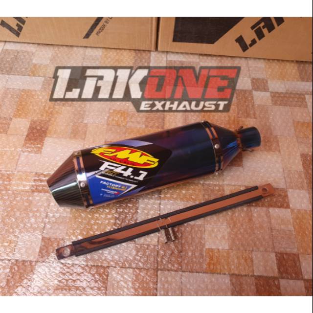 KNALPOT RACING FMF BLUE KLX 150BF 150S 150BF D-TRACKER 150 CRF 150L CRF 230 250 RALLY KX 85 KSR 110