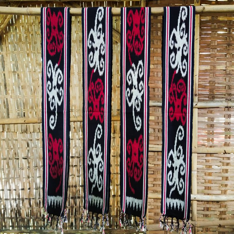 Syal Etnik Dayak Kalimantan-Ex