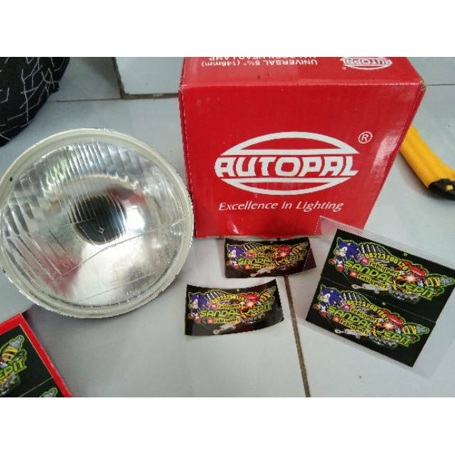 REVLEKTOR AUTOPAL 5.7 INCH REVLEKTOR CB LAMPU AUTOPAL H4 CB REVLEKTOR JUTE CUTE REVLETOR LAMPU PESEK