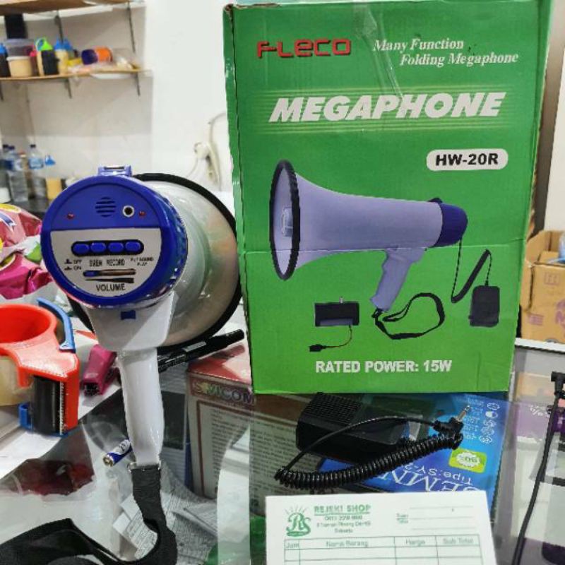 Megaphone Toa Besar Fleco Multifungsi HW-20R - Toa Fleco - Toa Murah