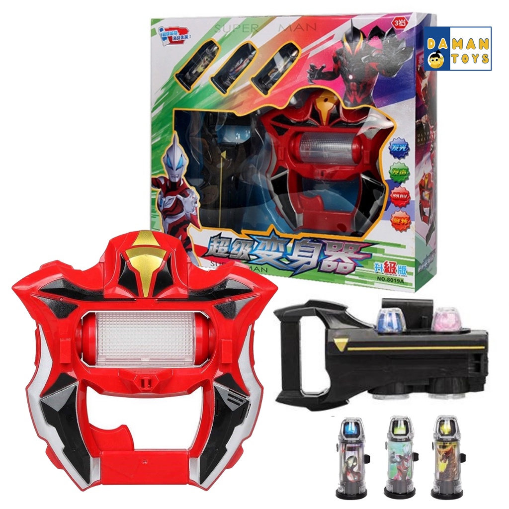 DToys Mainan Impor Ultraman Geed Altman Transformasi Dx Riser Ultramen