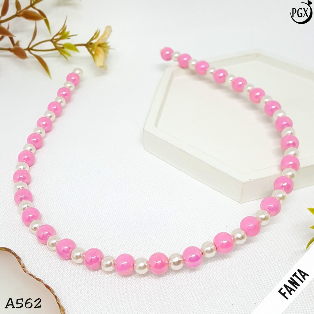 PGX Bando Mutiara Korea Headband Aksesoris Rambut Wanita A562