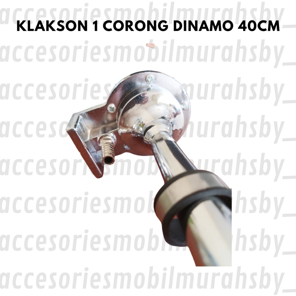 Klakson Terompet 1 Corong 12v / 24v (TANPA DINAMO + DUS)