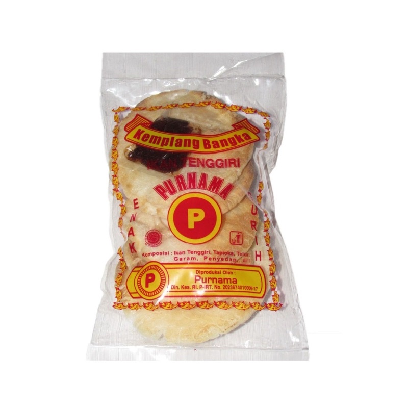 

KERUPUK KEMPLANG BAKAR BANGKA PURNAMA Isi 5 Pcs Plus Sambal