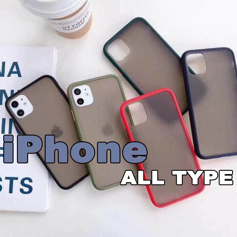 Case iPhone Model Doff / Fuze Bahan Mika Casing iPhone 6, 6 Plus, 7, 7 Plus, XS, XR, 11, 11 Pro