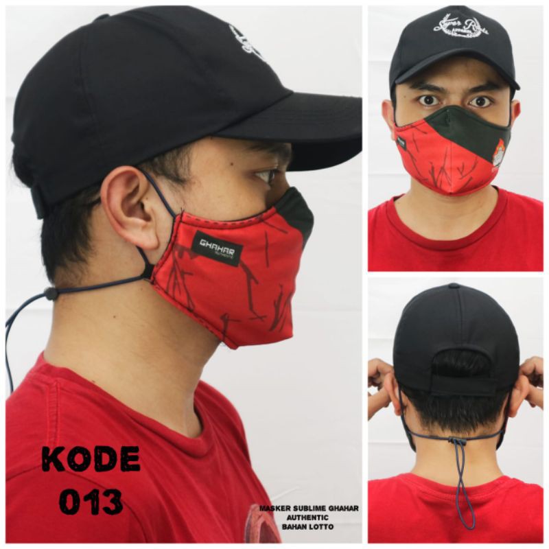 MASKER TALI PRIA WANITA UNISEX KEREN #MASKER KAIN #ANTIVIRUS #PREMIUM #DOUBLE #HEADLOOP #MASKER