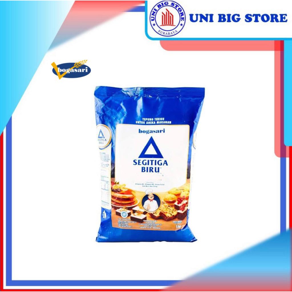 

Tepung Terigu Premium BOGASARI Segitiga Biru 1 kg PREMIUM