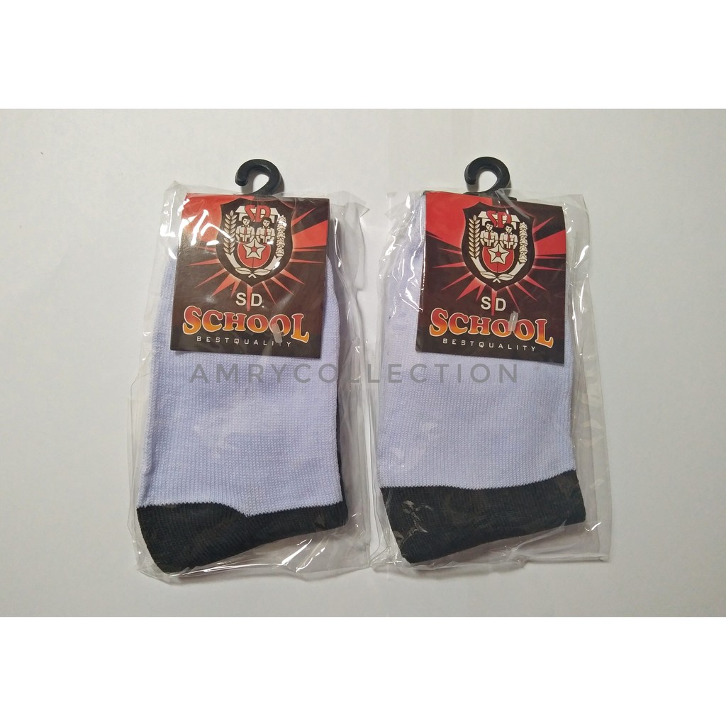 Kaos kaki SD SMP SMA Kaos kaki sekolah Hitam Putih