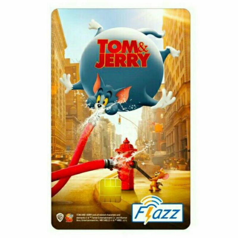 Kartu Flazz BCA Gen 2/Gen2 Tom &amp; Jerry - THE MOVE CITY ORI /Like eTOLL eMONEY Tapcash or Brizzi