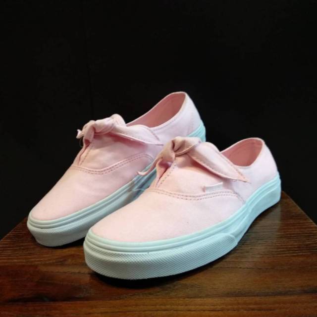 Vans Authentic Knotted Pink White