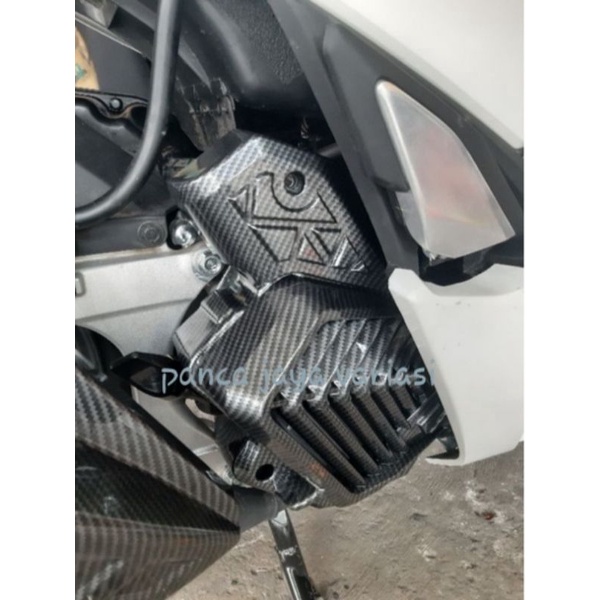 Cover/Tutup Radiator Nemo Karbon Carbon Honda Adv 160/Pcx 160 Honda Vario 160