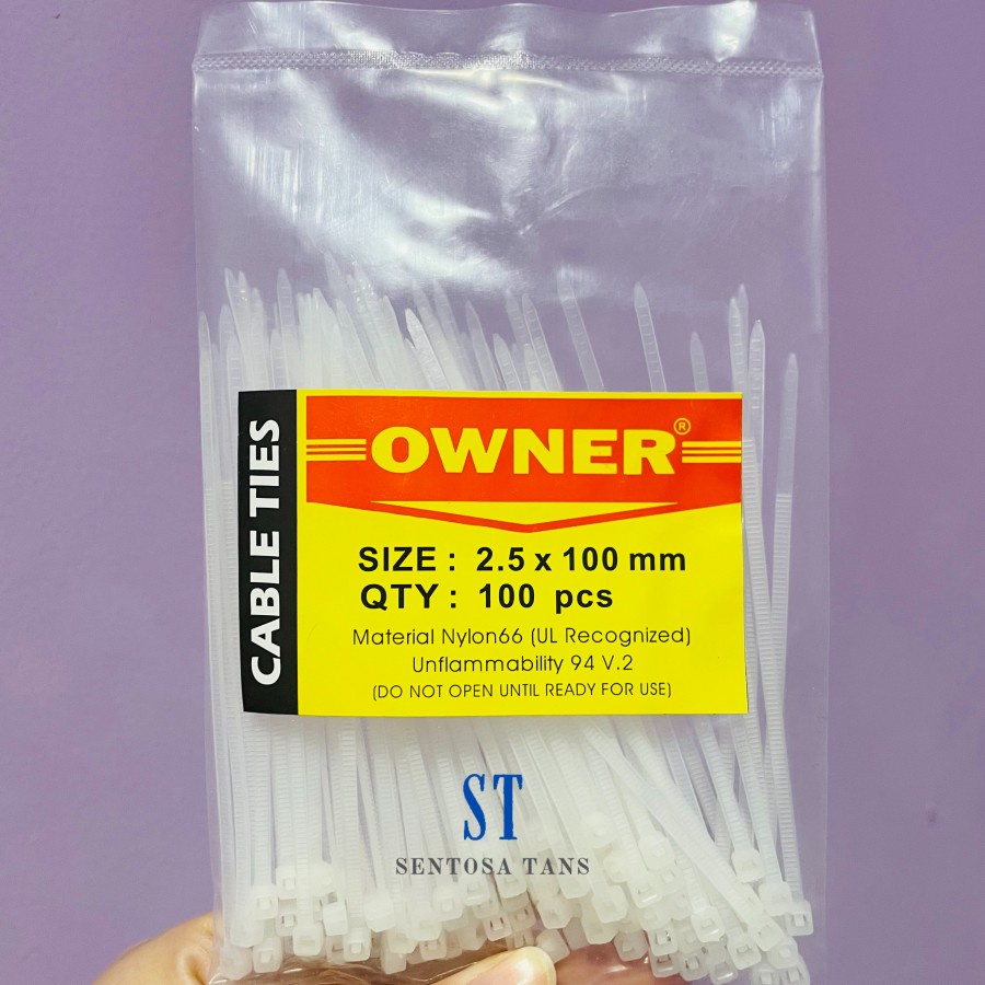 Nylon Cable Ties / Kabel Ties 10 cm - 2.5 x 100 mm