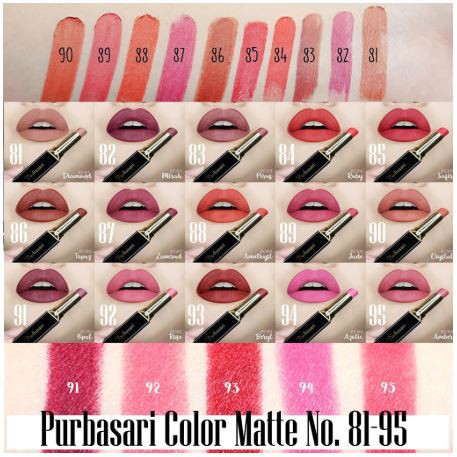 Purbasari Lipstick Color Matte