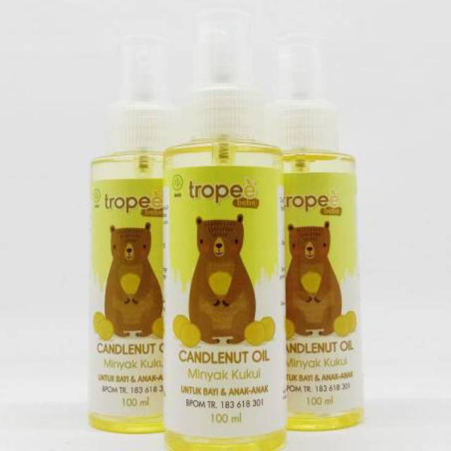 Tropee Bebe Tropeebebe candlenut shampoo candlenut oil minyak kemiri hair lotion telon lotion