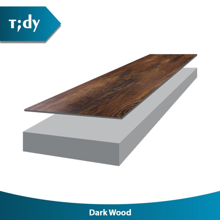 Tidy Vinyl Lantai Kayu HC7193 Dark Wood