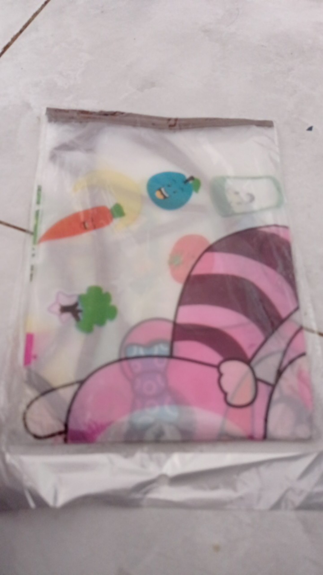 Celemek Waterproof Celemek Plastik Karakter