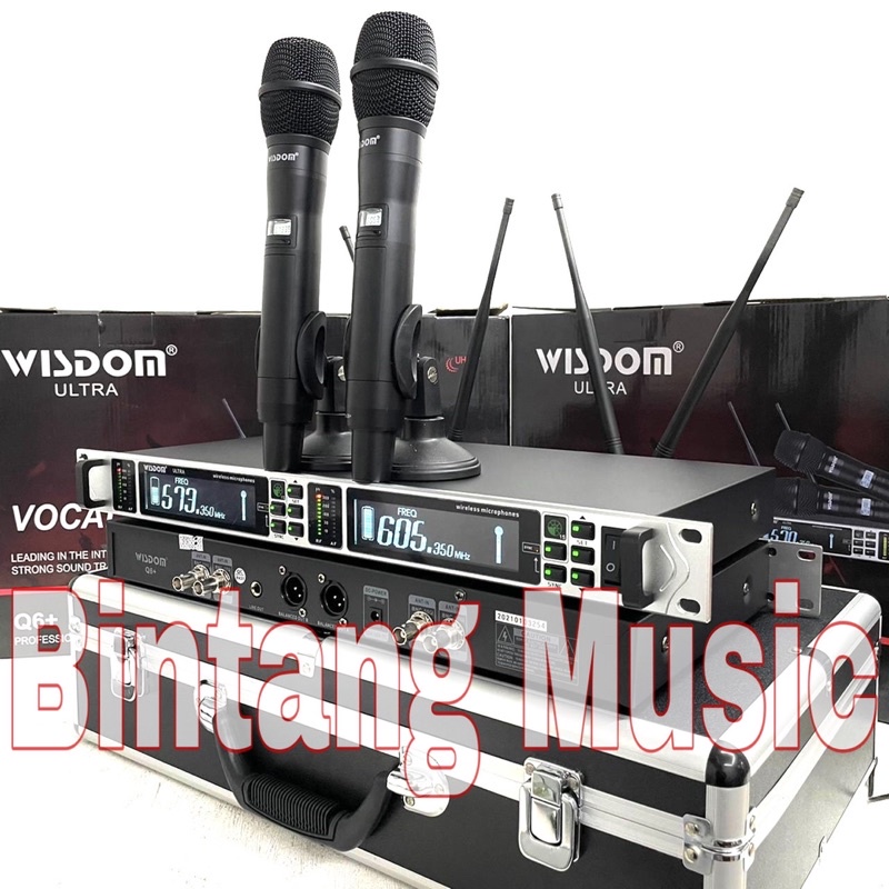 Mic Wireless WISDOM ULTRA Q6 Original Ultra Q 6 wisdom ultra q6