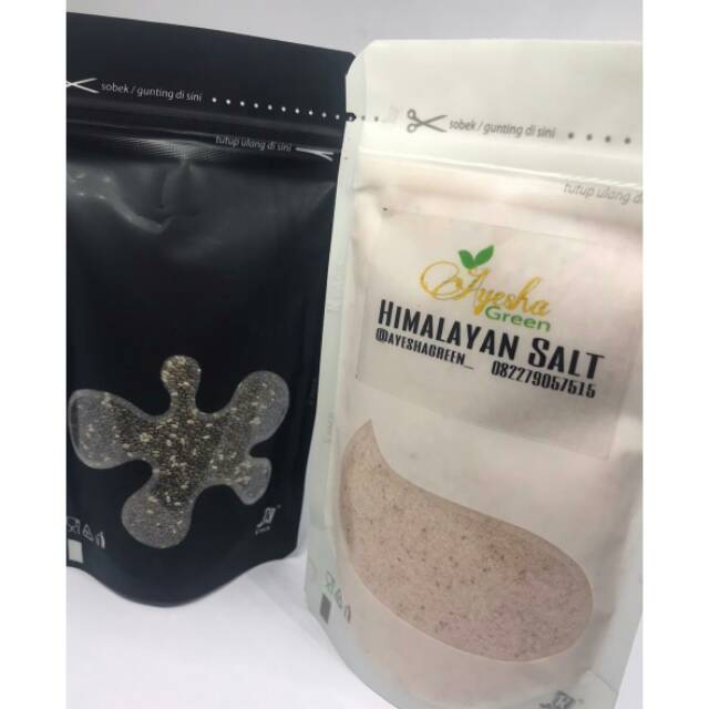 

Promo chia seed + garam himalaya
